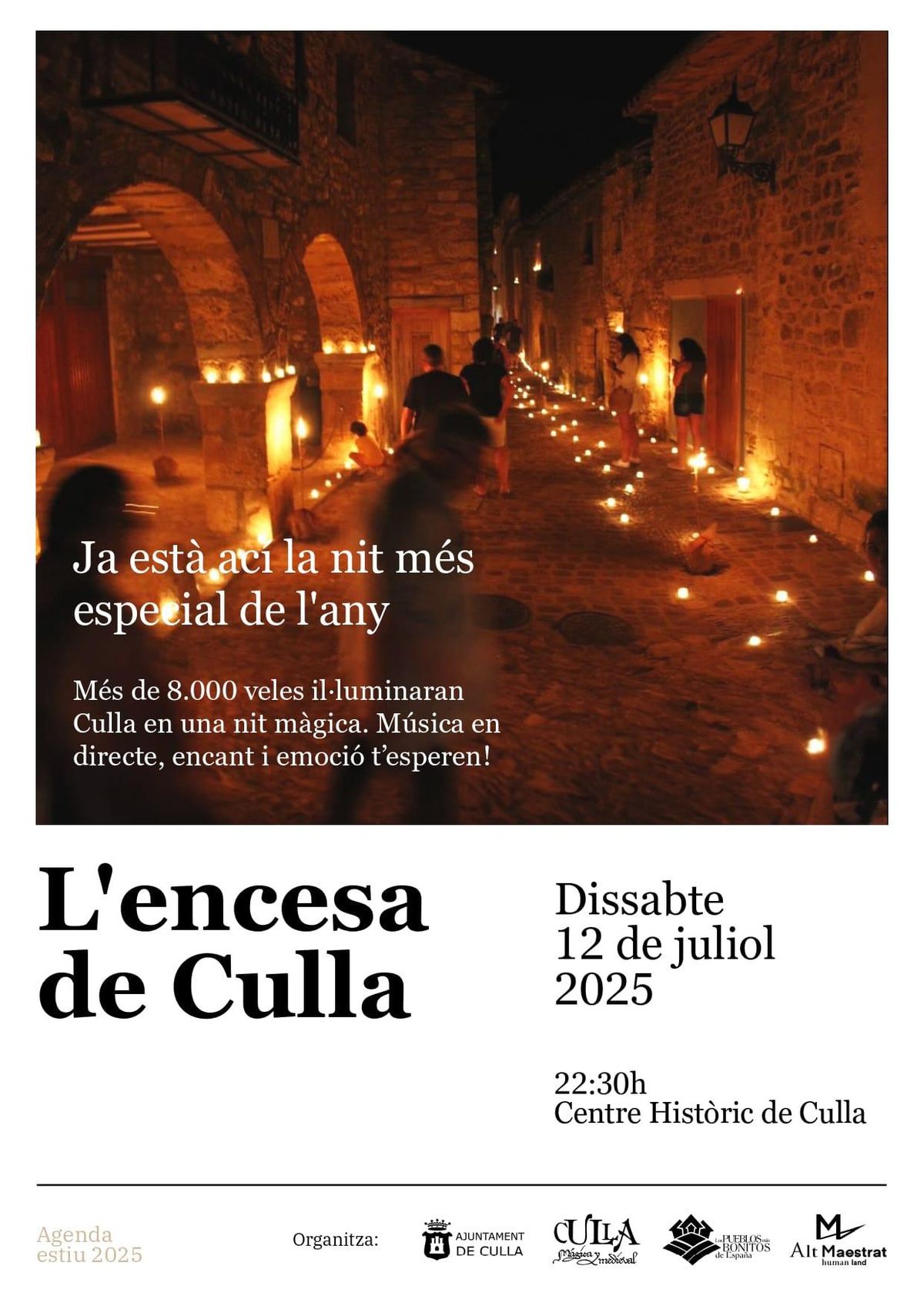 Cartel promocional de l'Encesa de Culla.