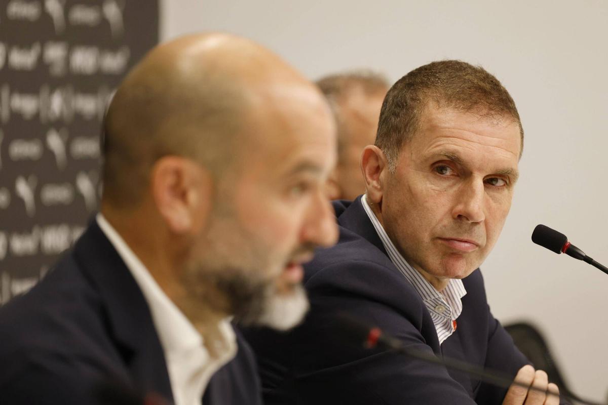 Les imatges de la roda de premsa sobre el descens del Girona Les imatges de la roda de premsa sobre el descens del Girona