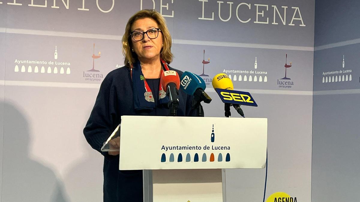 Charo Valverde, concejala de Patrimonio Histórico de Lucena.