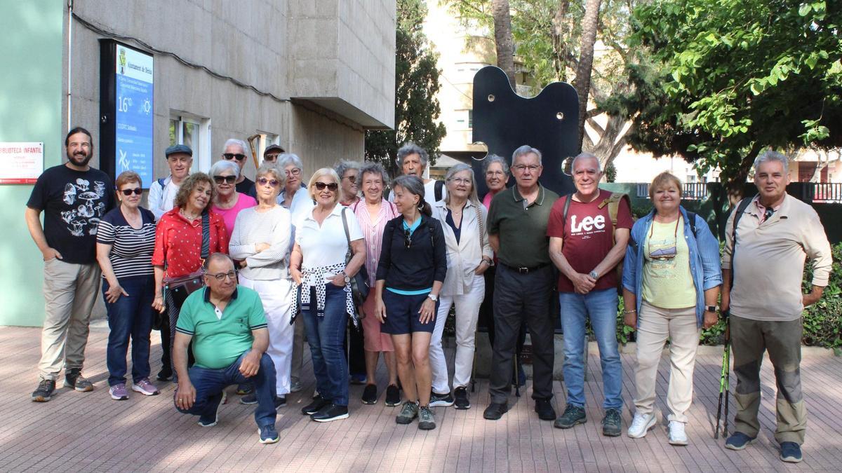 El grupo de la UNED Sénior de Dénia
