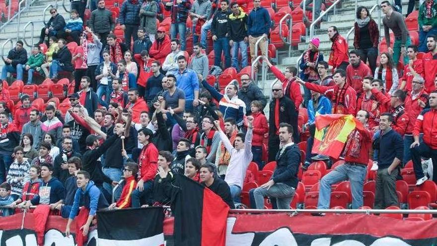 Aficionados del Mallorca, durante un partido.