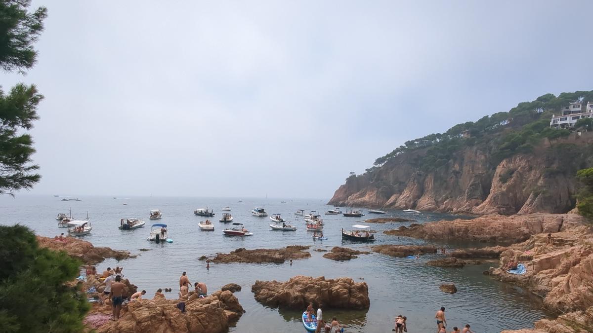 Una de les cales del Baix Empordà aquest estiu.