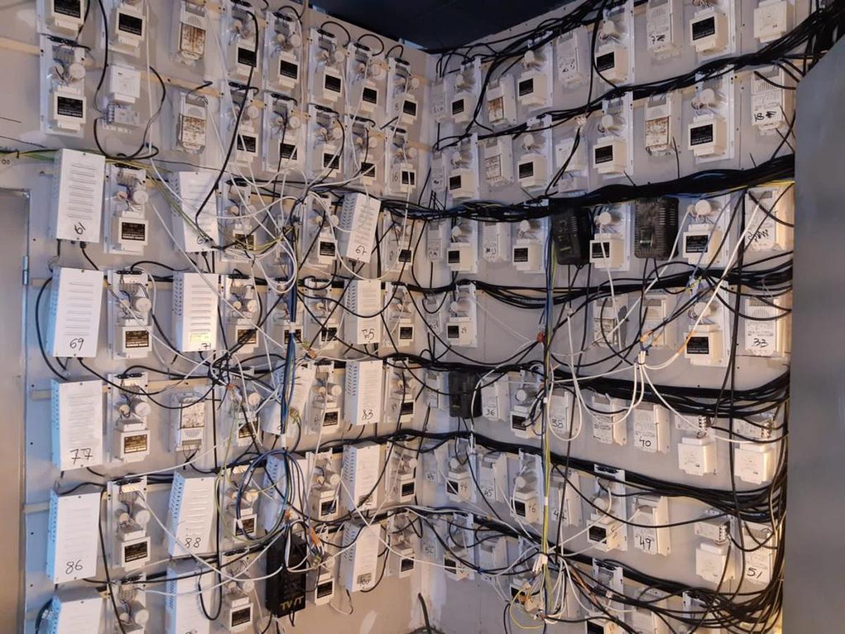 Contadores eléctricos de Endesa.