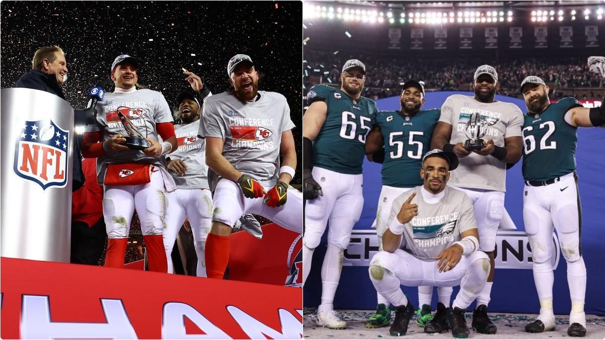 Eagles y Chiefs protagonizarán la próxima edición de la Super Bowl LVII