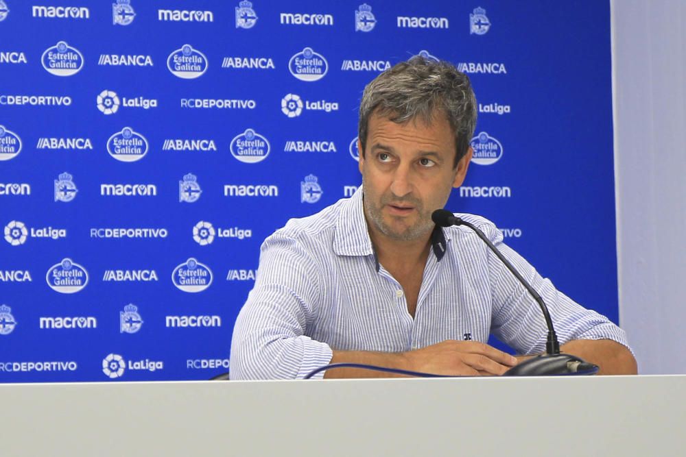 Fran y Valerón regresan al Dépor como director de cantera y entrenador del Fabril, respectivamente.