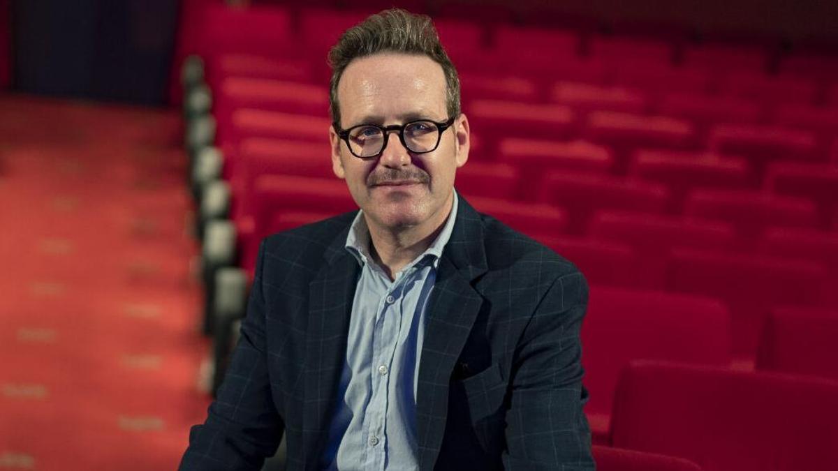 El humorista Joaquin Reyes fotografiado en el Teatro Borras.