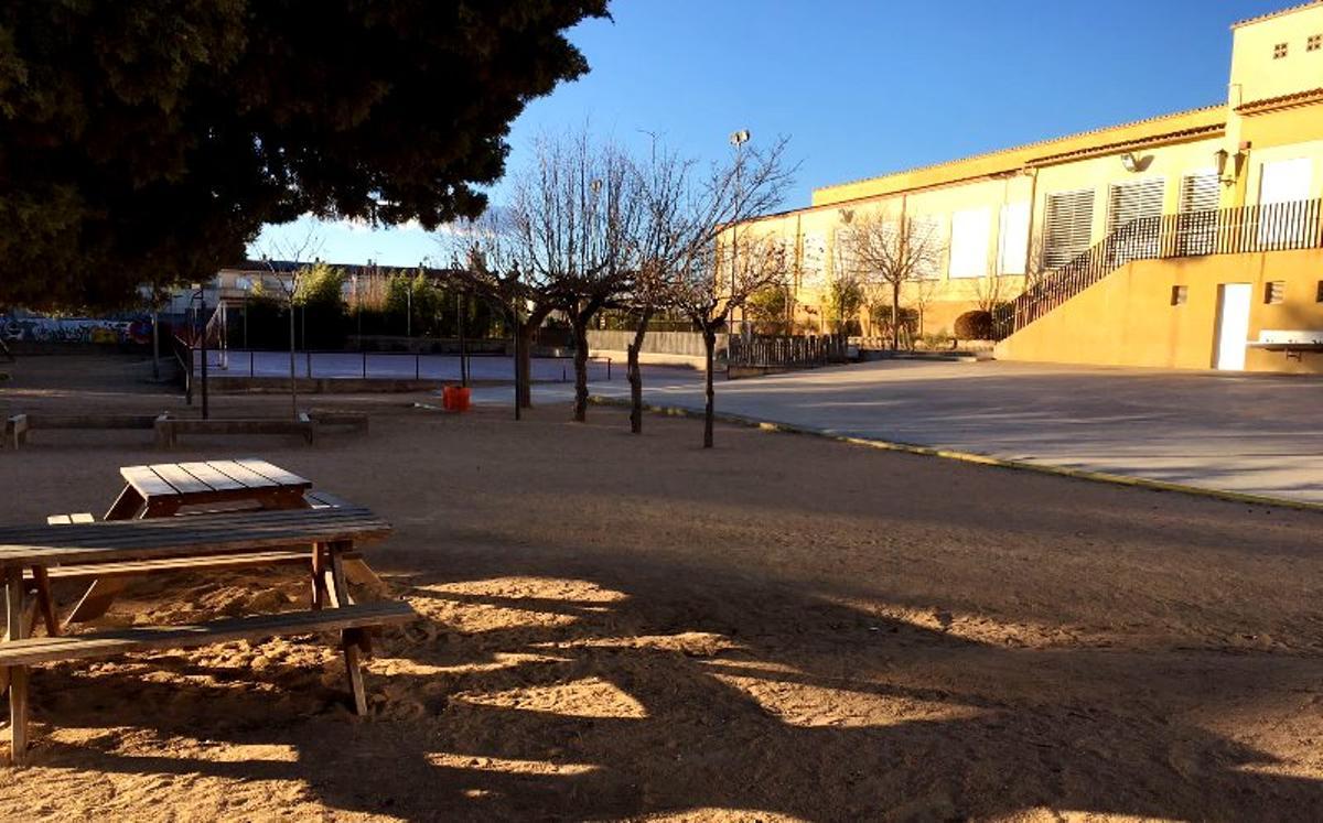 El pati de l'escola Lacustària, una de les propostes.