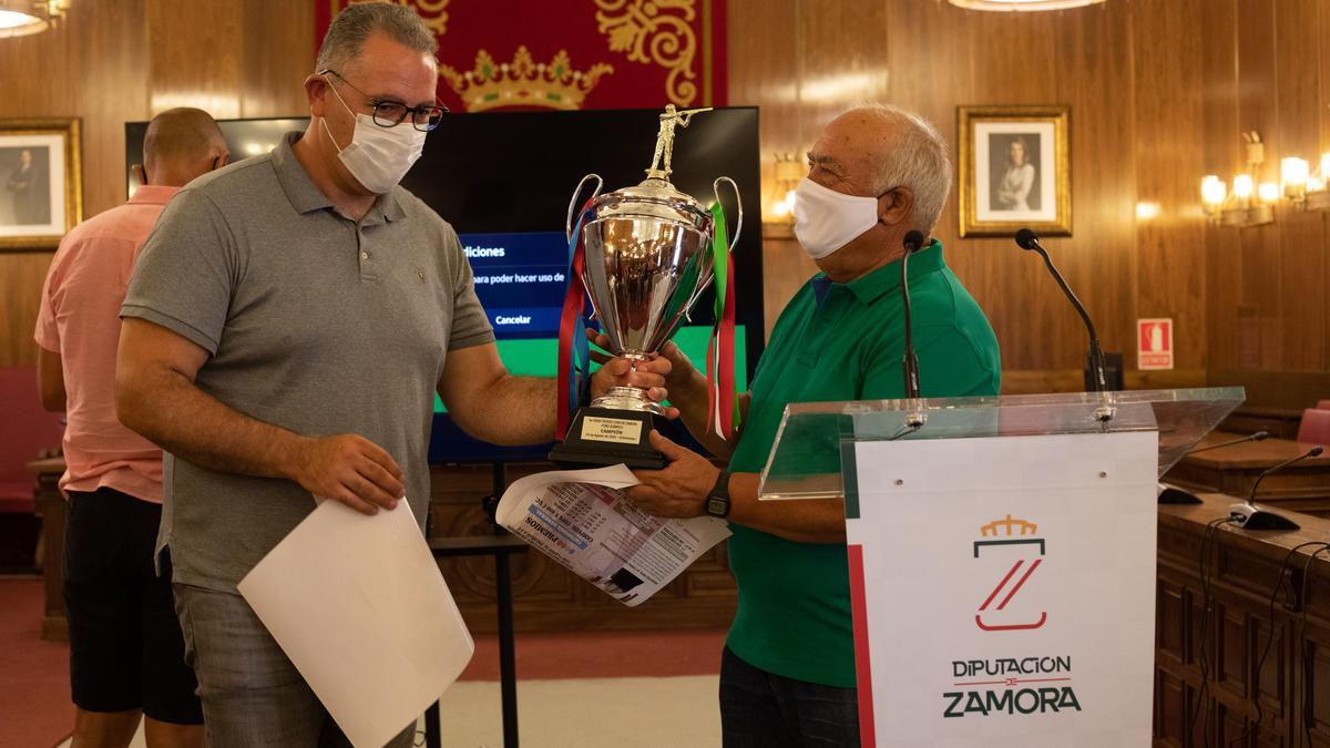 Imagen de la presentación de la nueva competición zamorana de tiro al plato.