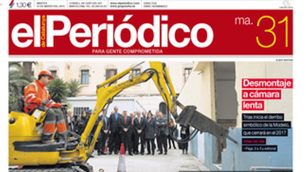 La portada del 31 de marzo