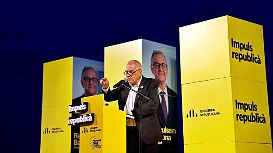 El candidat d&#039;ERC a l&#039;alcaldia de Barcelona, Ernest Maragall