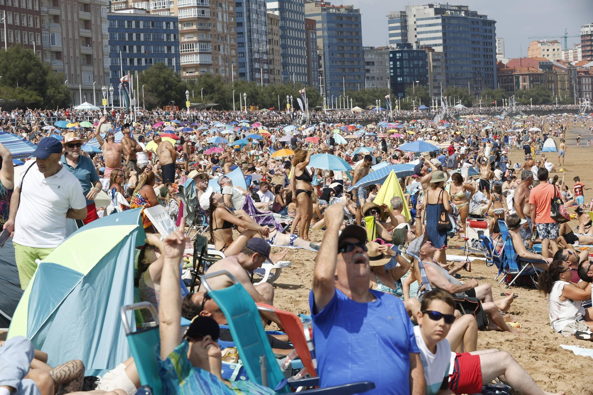 El espectacular y multitudinario Festival Aéreo de Gijón, en imágenes