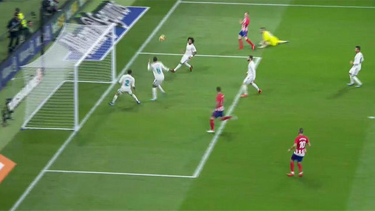 LALIGA | Atlético Madrid - Real Madrid (0-0): Ocasión clarísima de Gameiro que salvó Varane