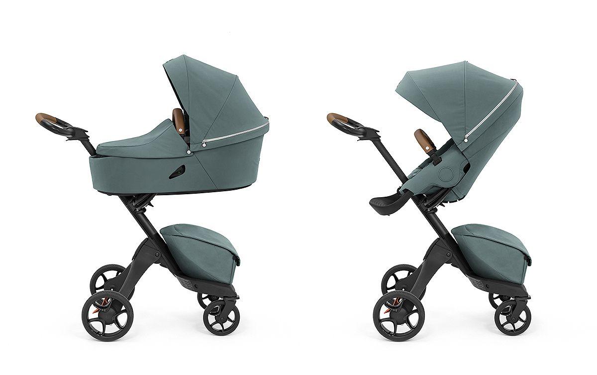Stokke® Xplory® X Cool Teal. Carry Cot.
