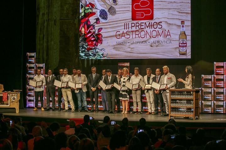 22/06/2016 GASTRONOMÍA III gala de entrega de los premios de gastronomía de MAHOU LA PROVINCIA Y LA OPINIÓN DE TENERIFE en el Guimerá