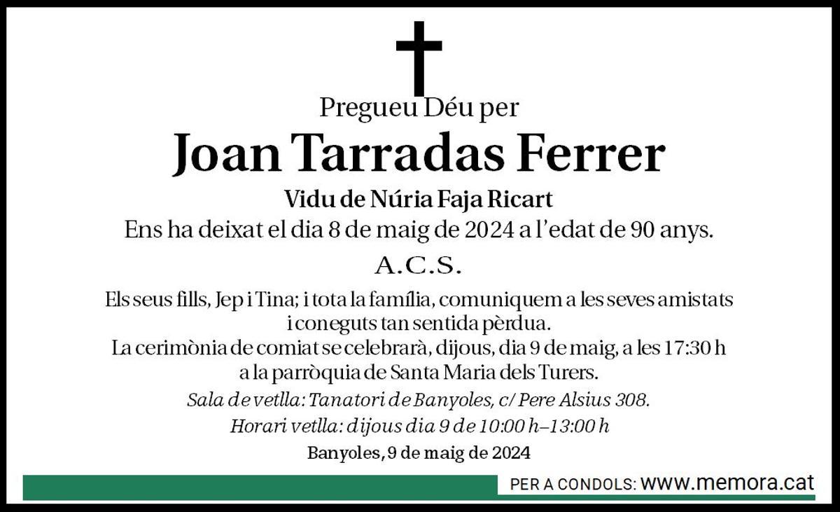 Joan Tarradas Ferrer