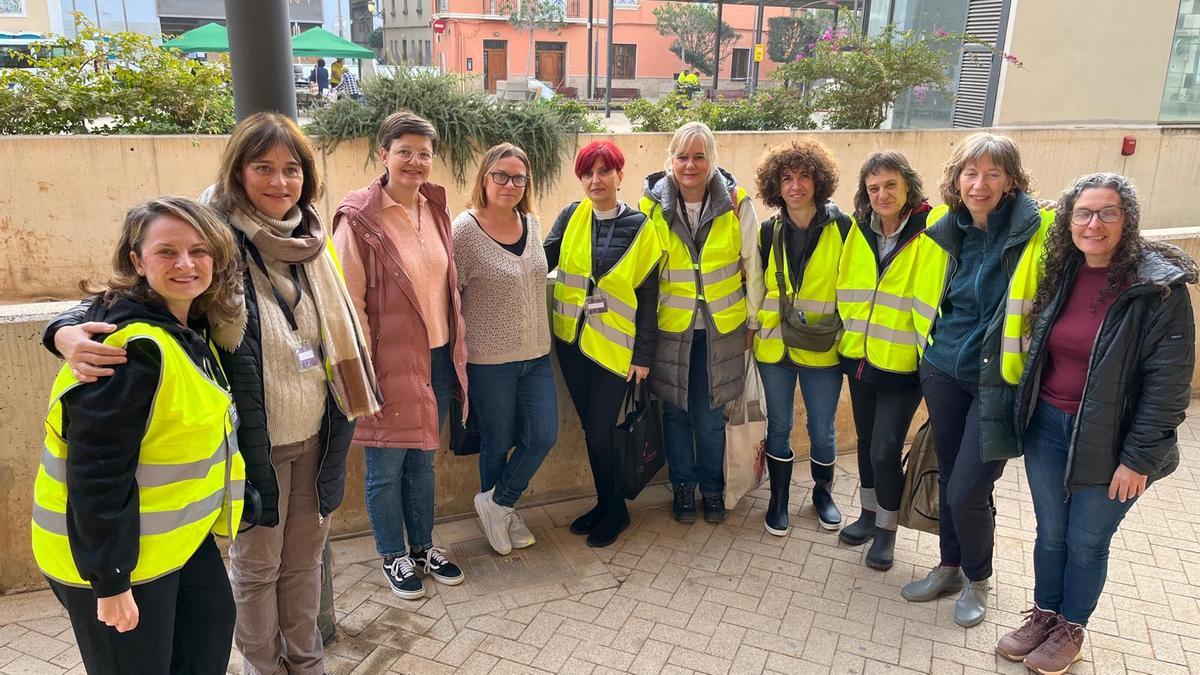 Psicólogos municipales y expertos en intervención en catástrofes humanitaries del Colegio oficial de psicología.