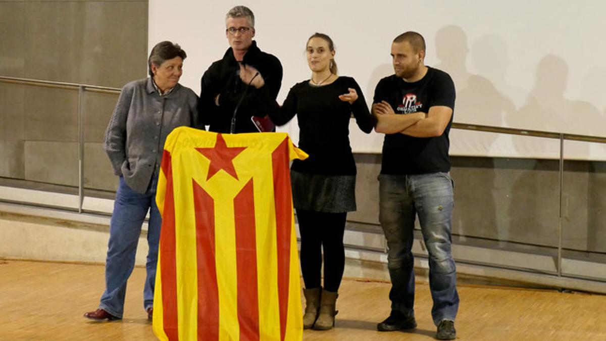 Rueda de prensa de la CUP