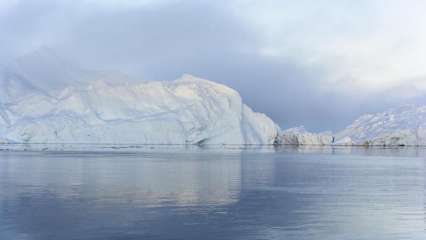 Bloques de hielo en el océano Ártico.