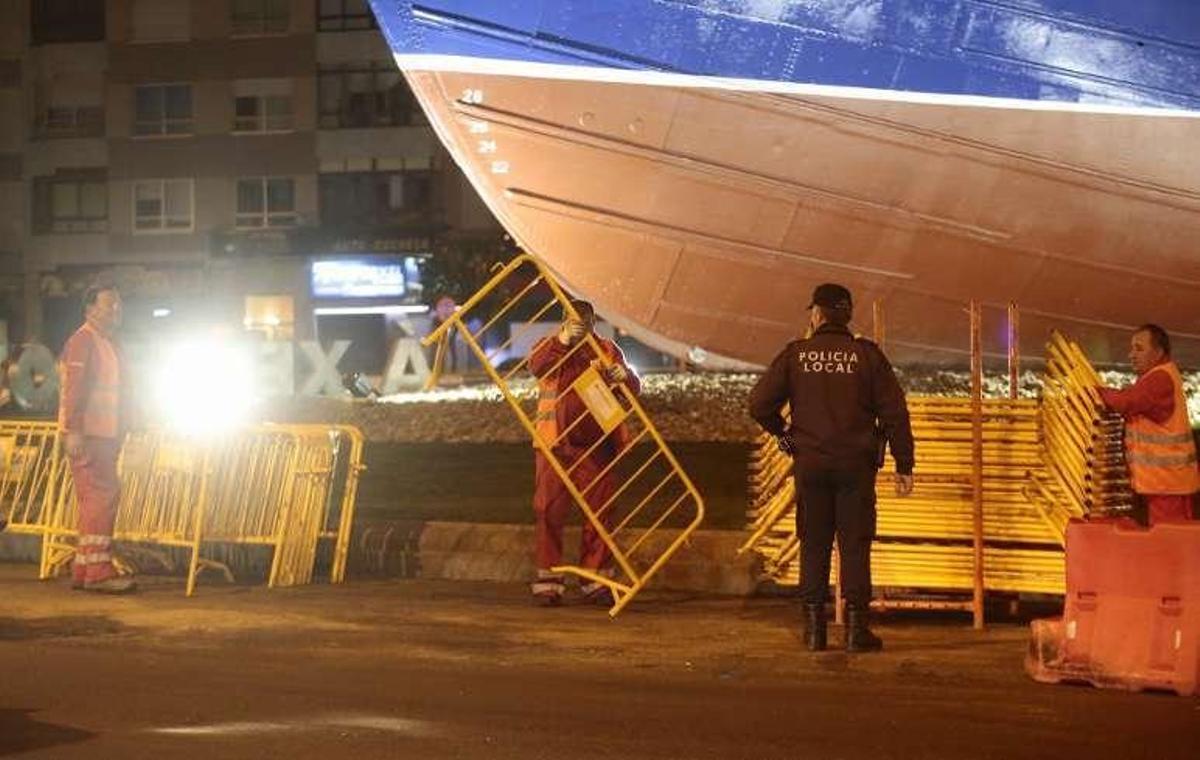 El "Alfageme" brilla en la rotonda de Coia