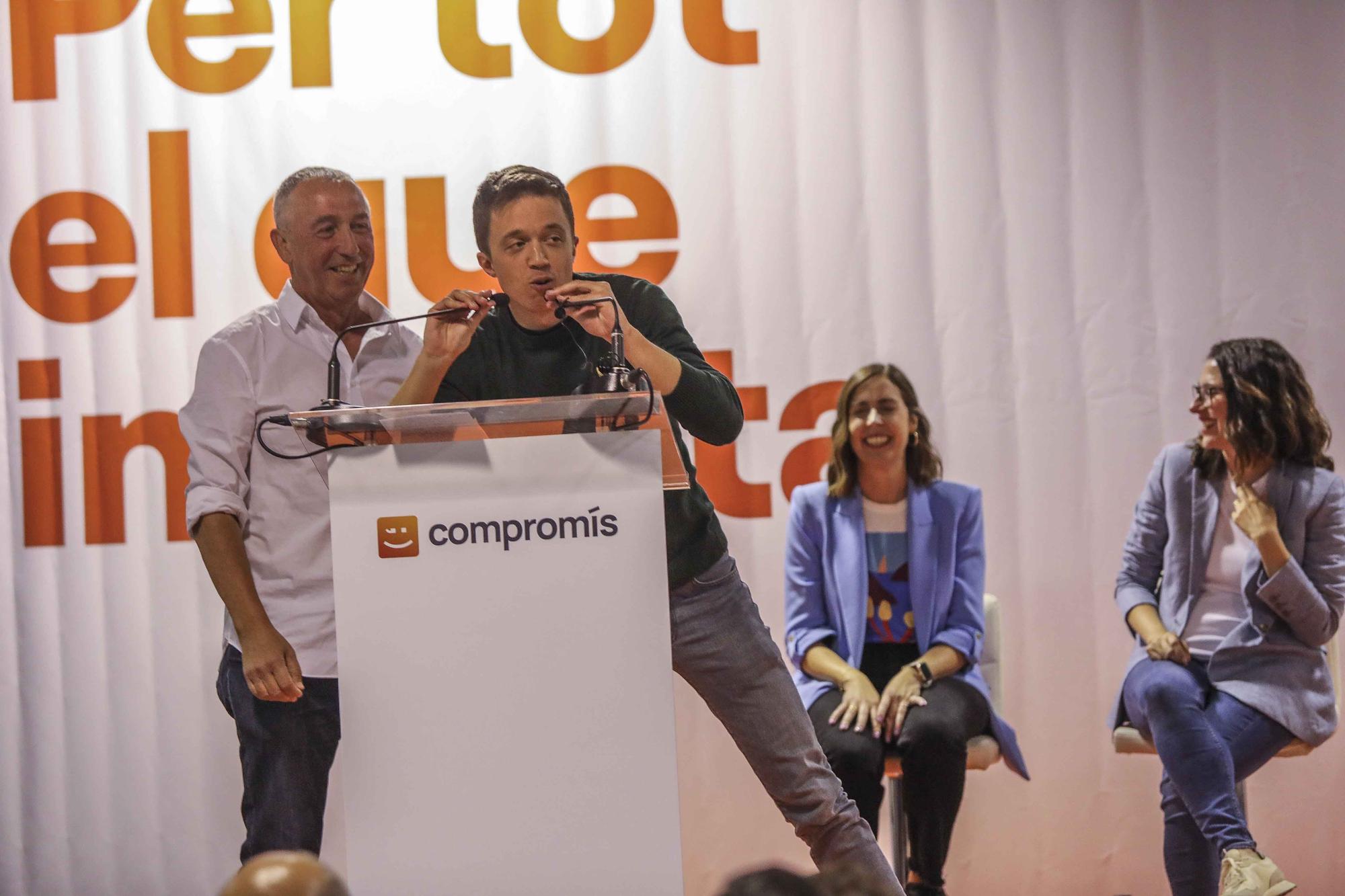 Íñigo Errejón en Elche con Compromís