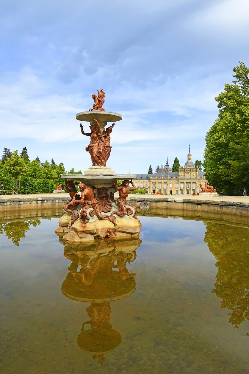 El gran elemento distintivo de La Granja son sus fuentes