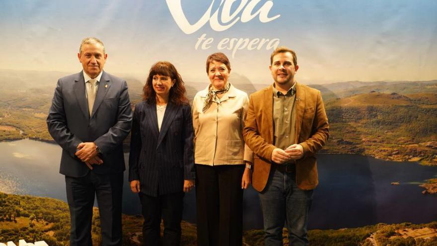 Javier Faúndez, Teresa del Estal, Luisa Velasco y Víctor López.