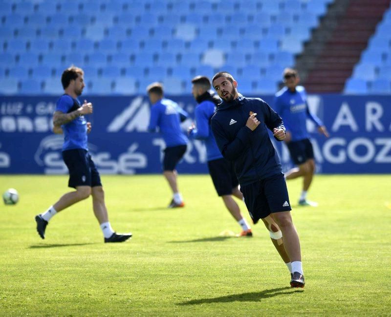 El Real Zaragoza se prepara para el 'derbi' de mañana