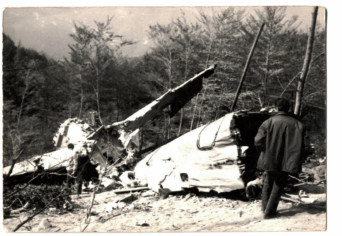 Una imatge de l'accident.