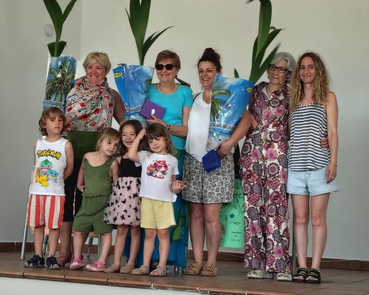 Ganadoras del concurso de macetas de Pleitas.