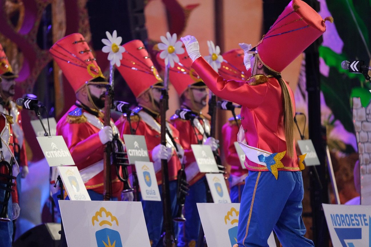 Chismosos actúa en el Concurso de Murgas de Las Palmas de Gran Canaria.