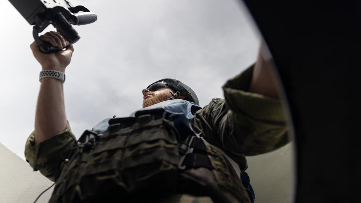 Imagen de archivo de un militar de la FINUL