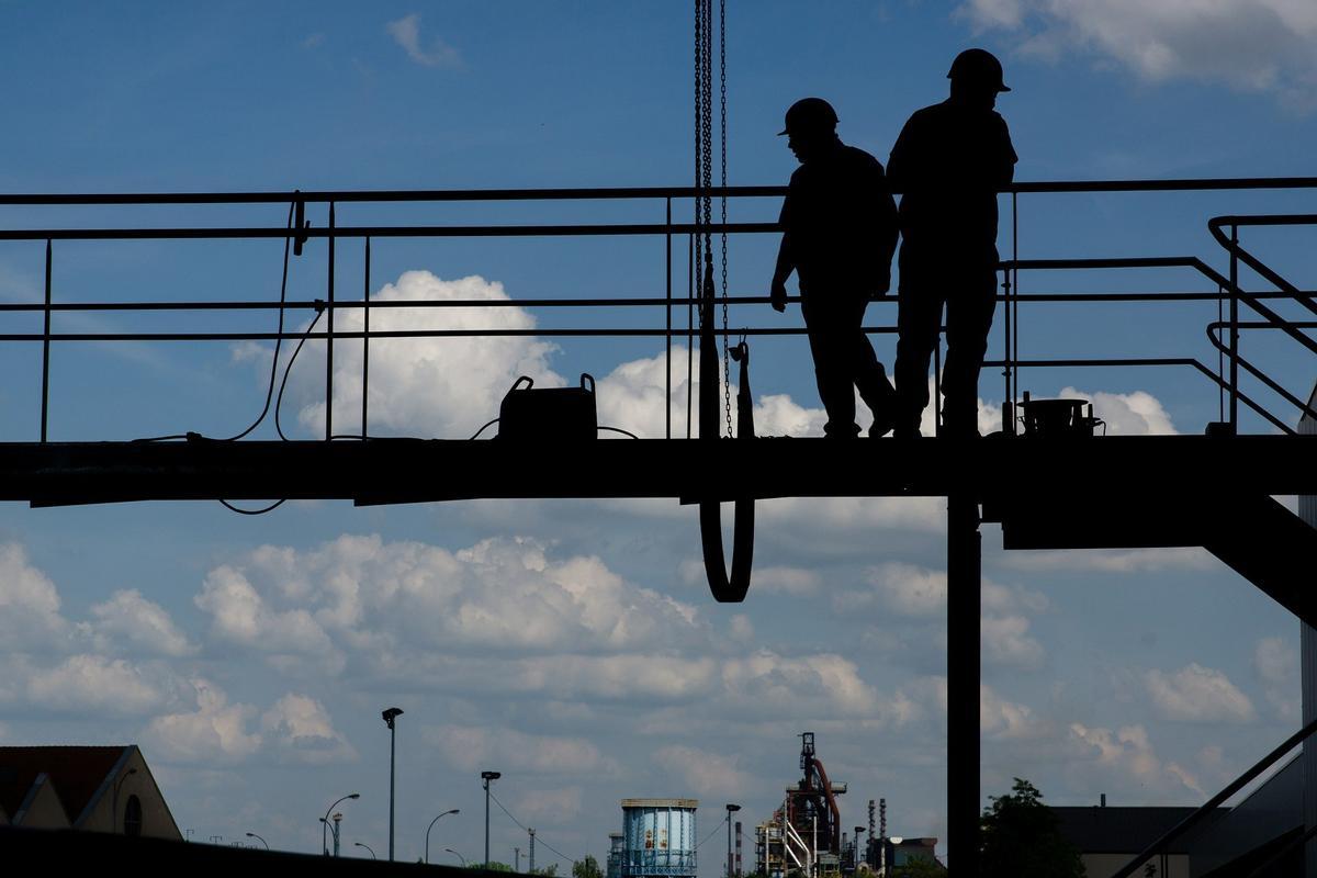 Trabajadores de la construcción, en una imagen de archivo.