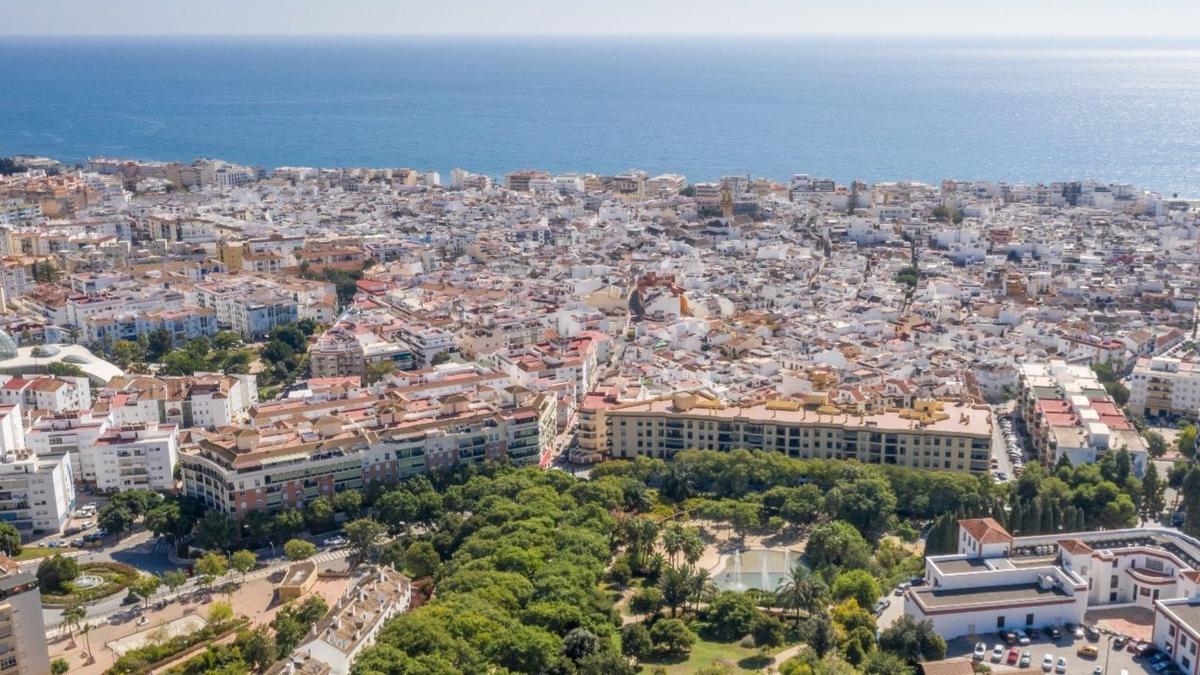 Una vista panorámica de Estepona, en Málaga.