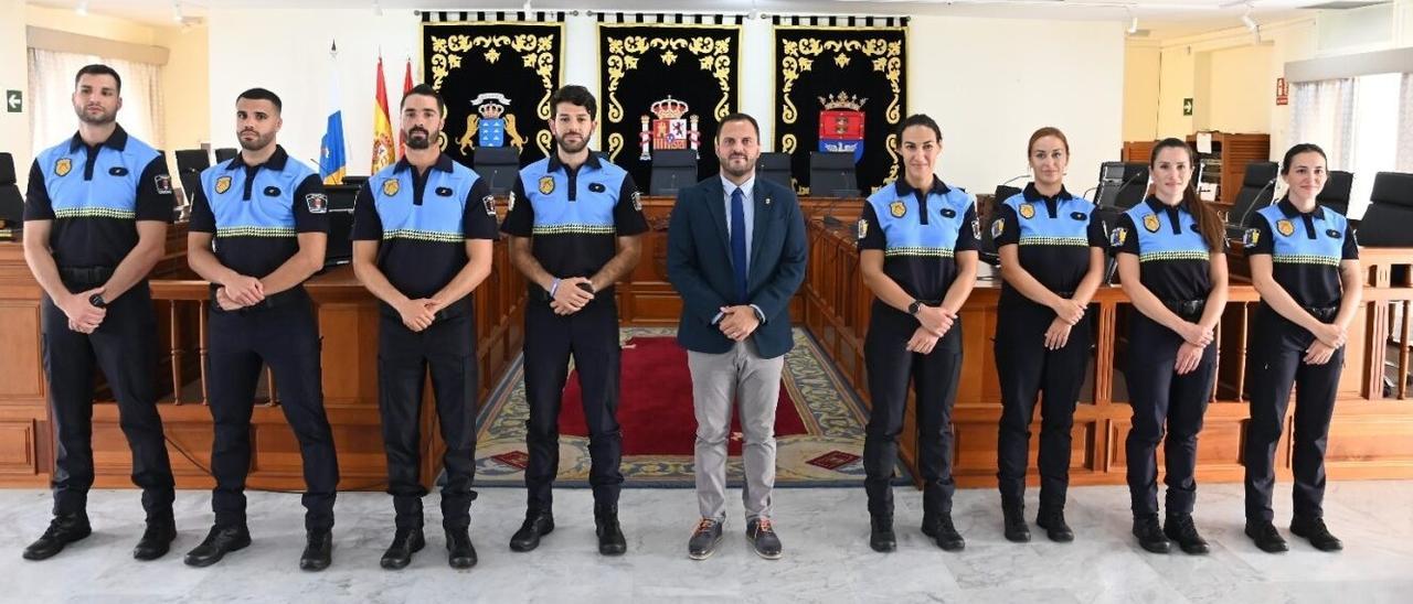 Toma de posesión de nuevos agentes de la Policía Local de Arrecife