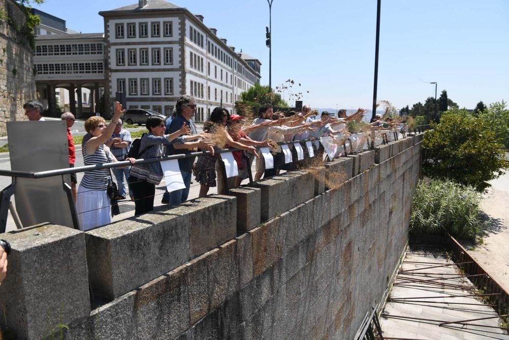 Acto para recordar el arenal de O Parrote