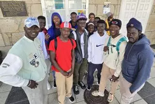 Más de 200 migrantes residen desde hace seis meses en Mondariz-Balneario: «Nos queremos quedar en Galicia»