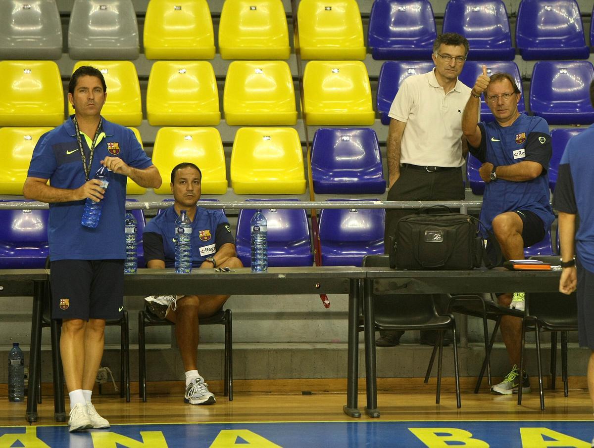 En la primera etapa de Xavi Pascual, junto al entonces responsable de la sección, Joan 'Chichi' Creus