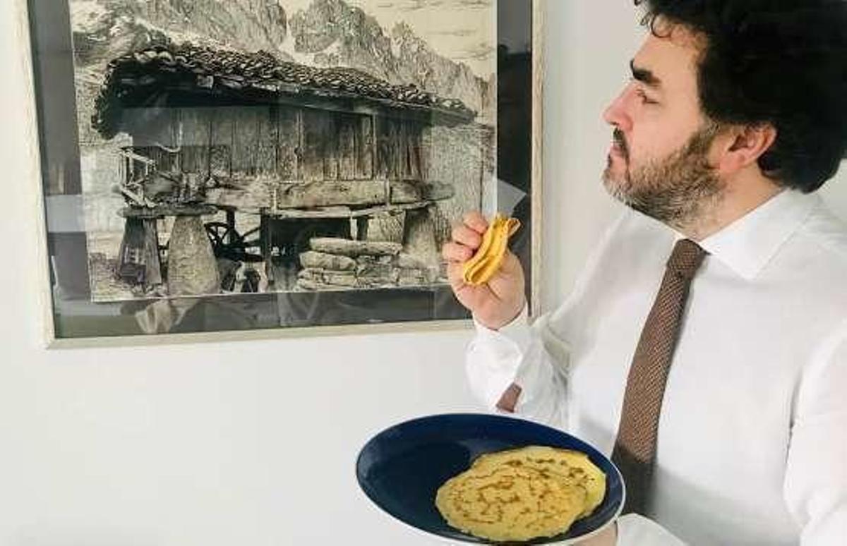 La foto que Jonás Fernández compartió en redes sociales.