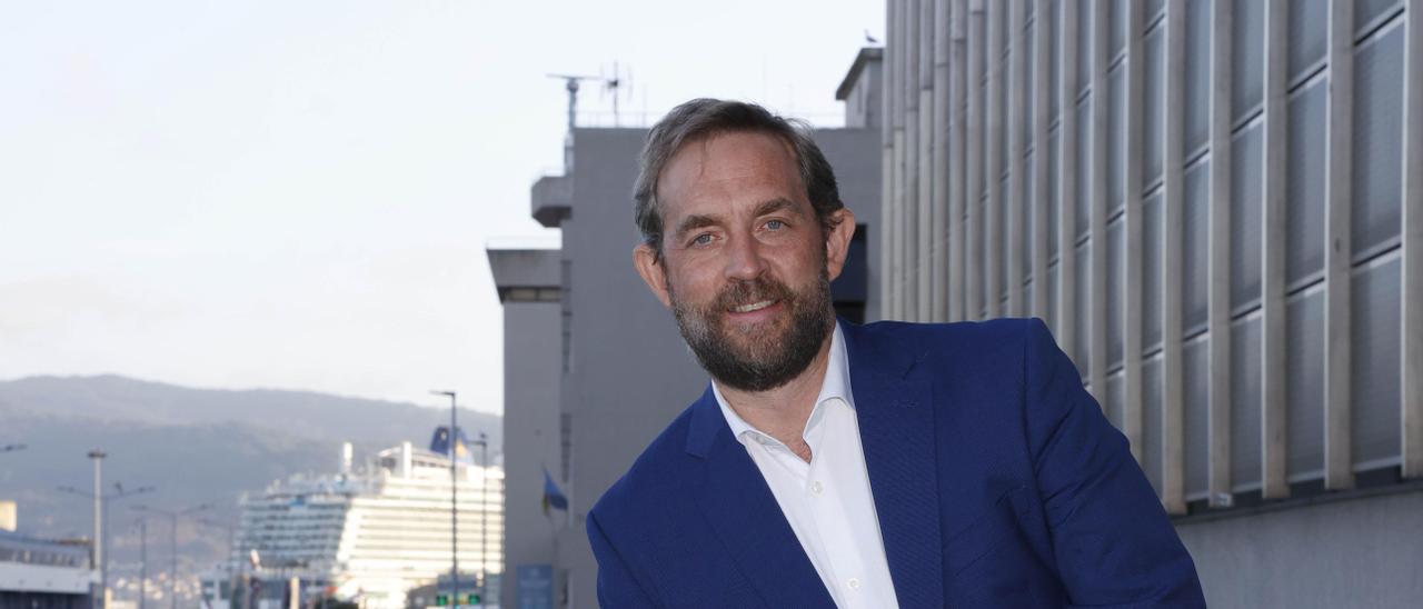 Fernando Valdés, en el auditorio Mar de Vigo.