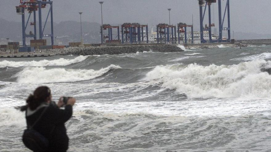 Un temporal reciente en la capital.