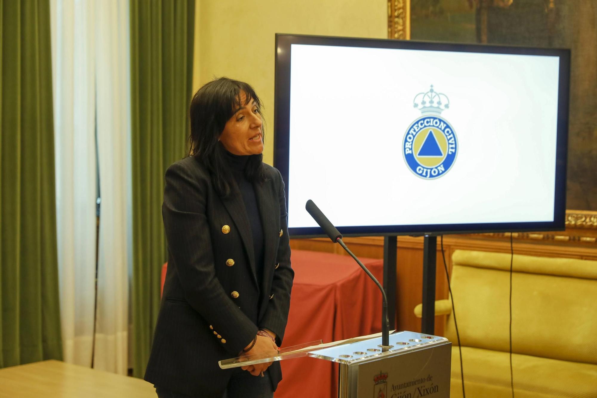 Emotivo homenaje a Inés Sánchez, la voluntaria de Protección Civil gijonesa fallecida en un accidente de tráfico en León