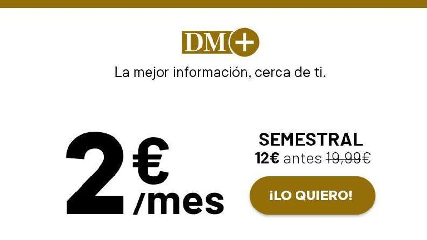 Suscríbete a Diario de Mallorca por 2 euros al mes