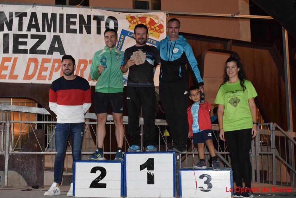 Podios IV Carrera Popular Puentes de Cieza