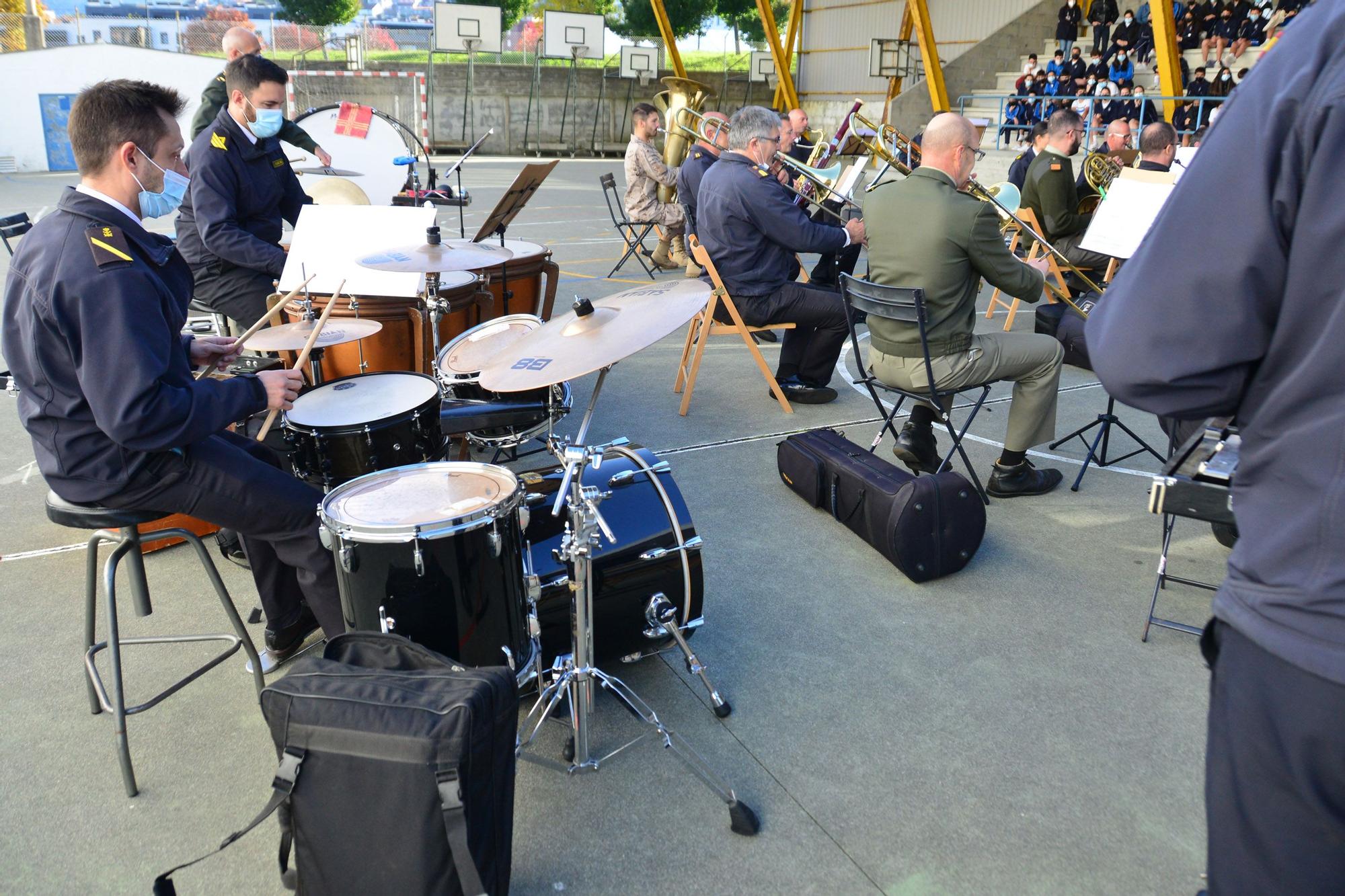 Concierto de la Banda de Música de la Escuela Naval de Marín en Bueu