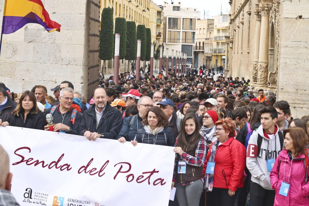 La Senda del Poeta empieza en Orihuela.