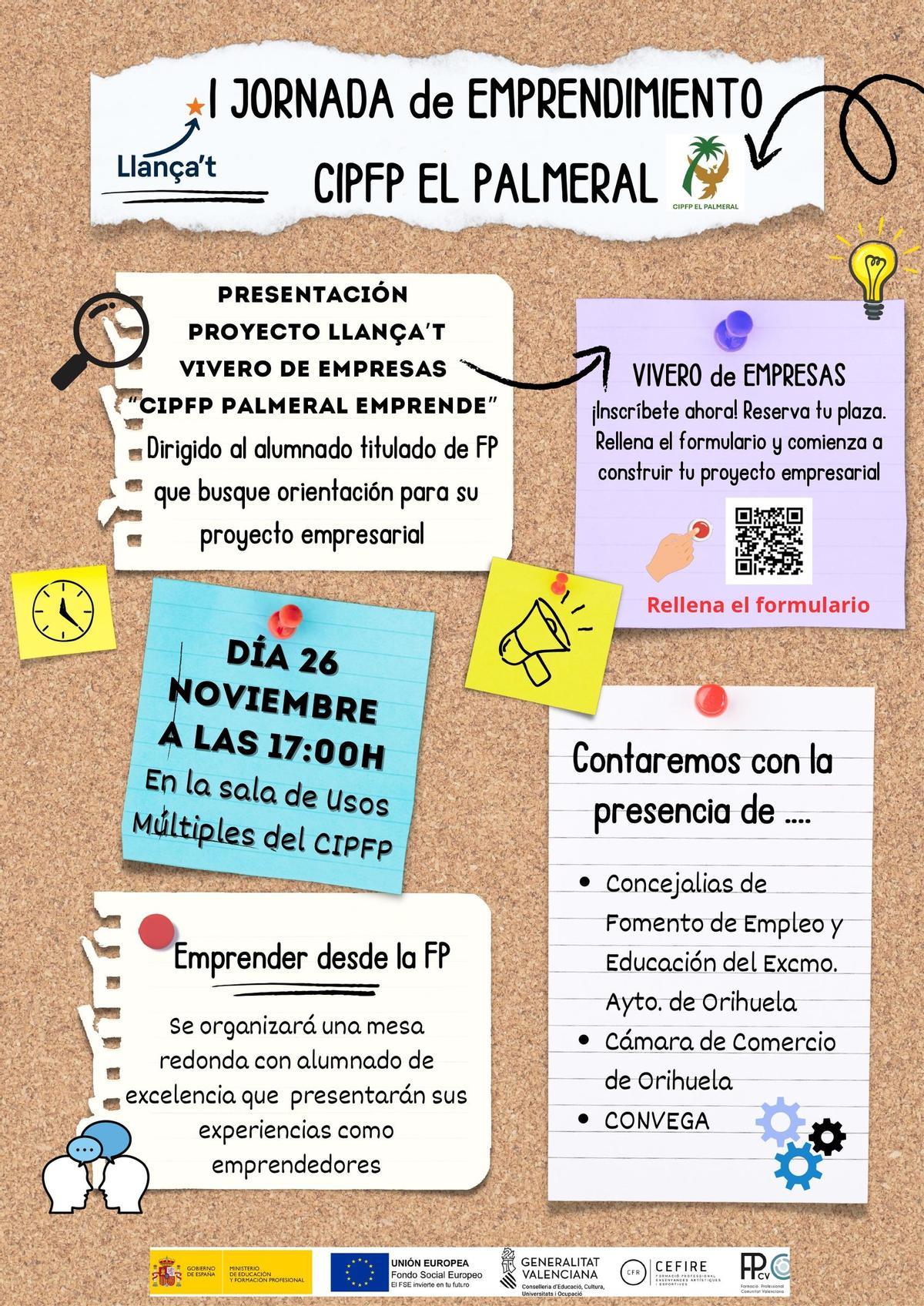 Jornada de emprendimiento en el CIFP El Palmeral