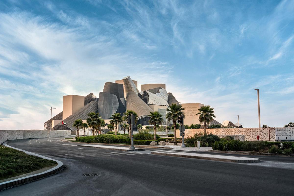Vista del Guggenheim Abu Dhabi, que abrirá sus puertas el 11 de diciembre