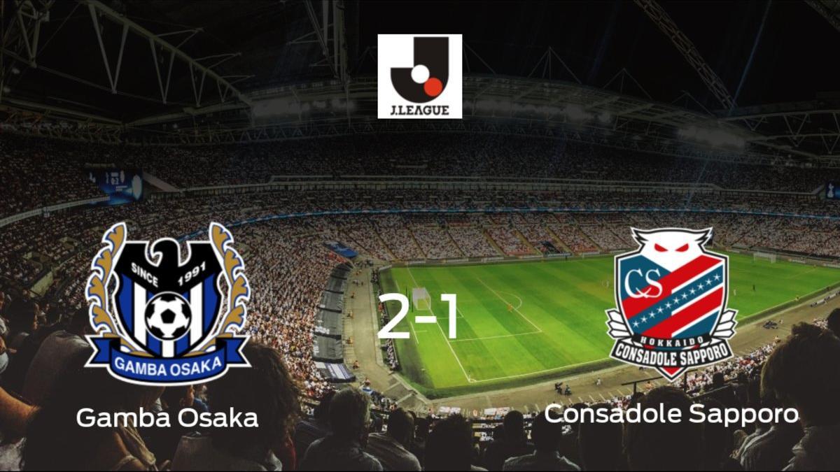 Triunfo del Gamba Osaka por 2-1 ante el Consadole Sapporo