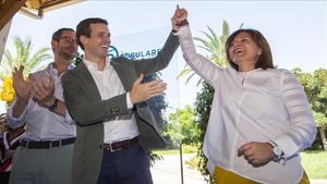 Pablo Casado, este sábado en Valencia