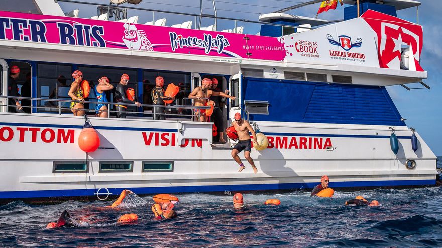 Juan Carlos Vallejo &#039;Kimbo&#039; y Patricia Agüera se imponen en la travesía Playas de Papagayo en Lanzarote